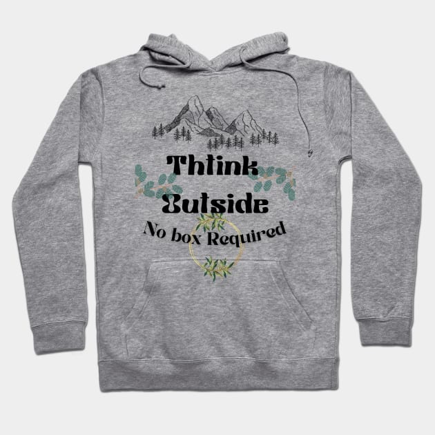 think outside design Hoodie by jose tovar designs